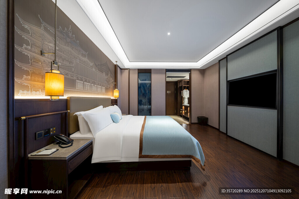 现代简约风格豪华卧室