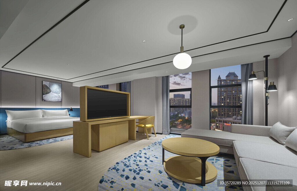 现代简约风客厅室内场景