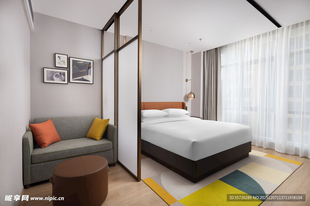 简约现代风卧室室内设计