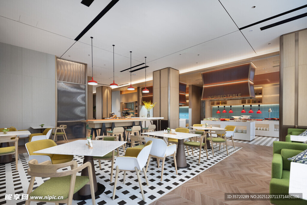 现代风格时尚餐厅空间