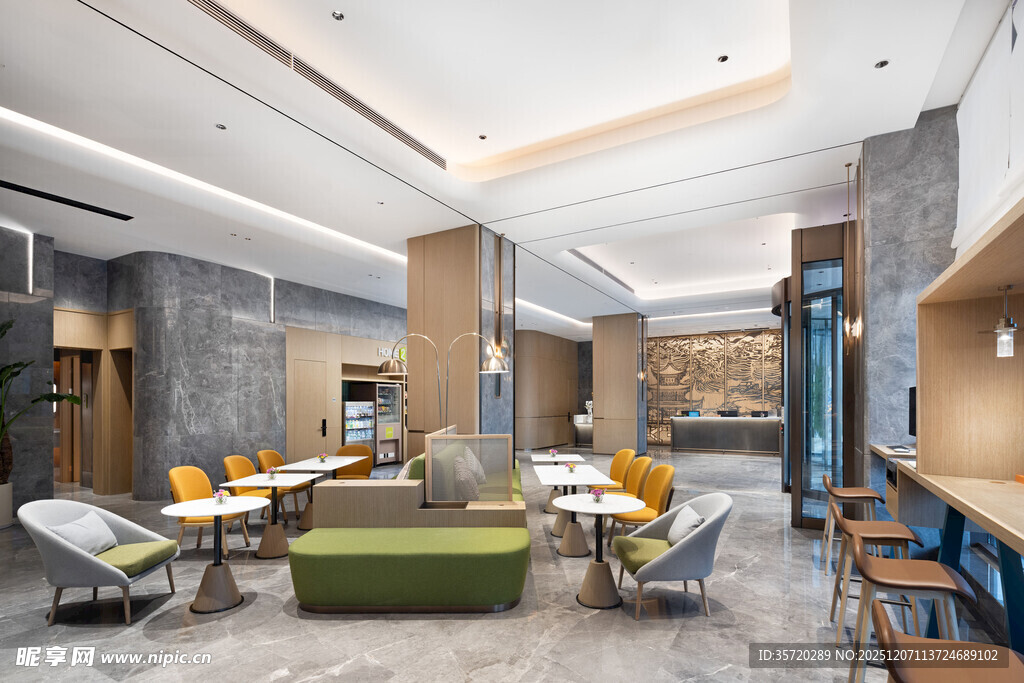 现代风格舒适休闲大厅