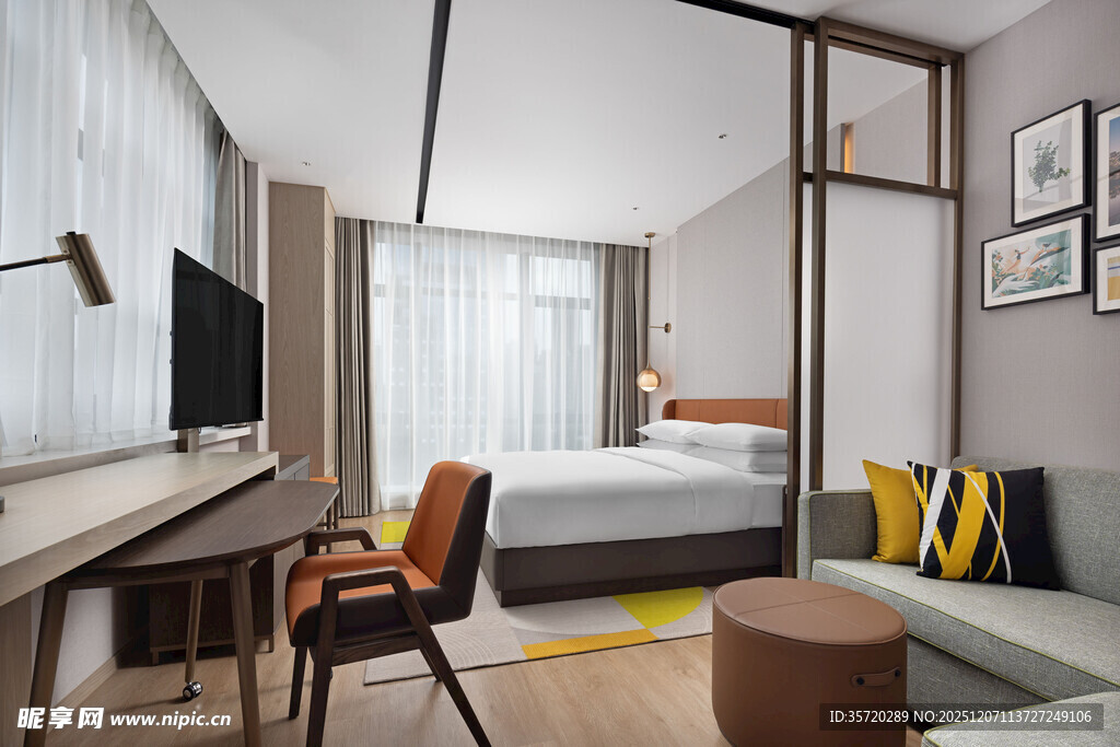 现代简约风卧室室内设计