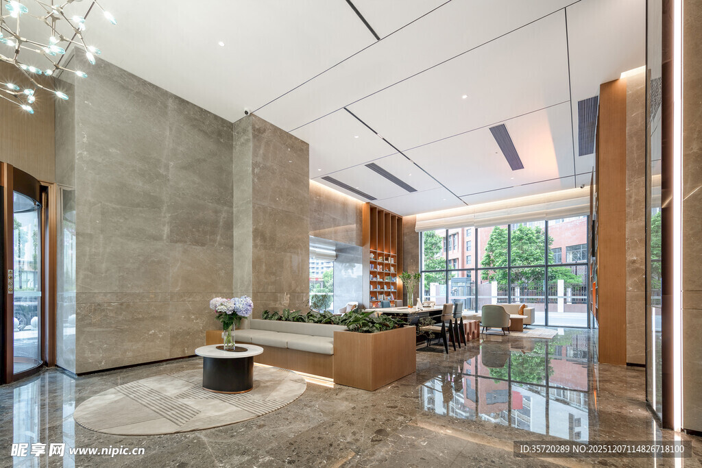 现代简约风格的室内大厅