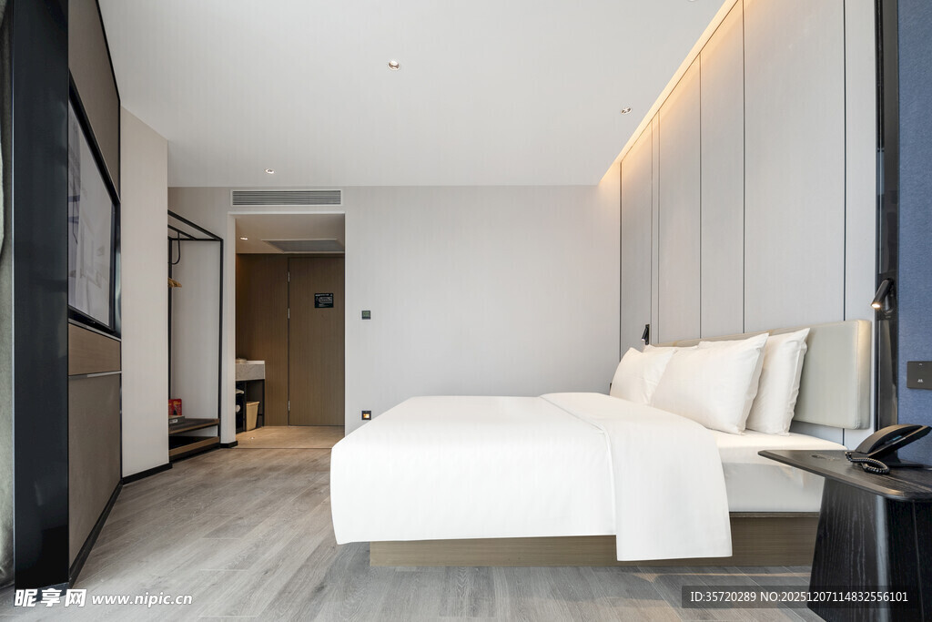 现代简约风卧室室内场景