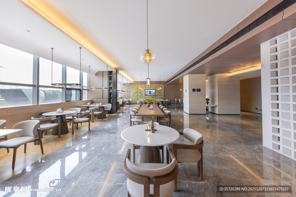 现代简约风餐厅室内场景