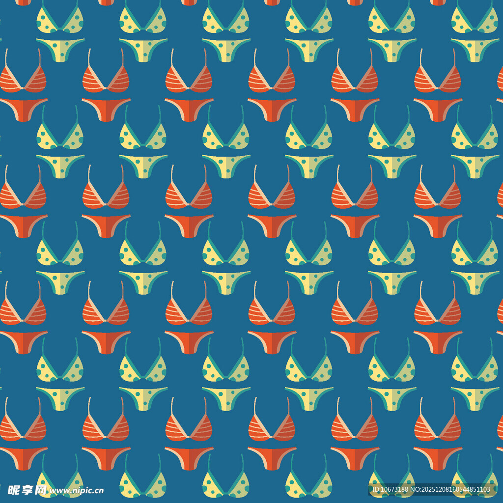 多彩几何飞鸟图案背景