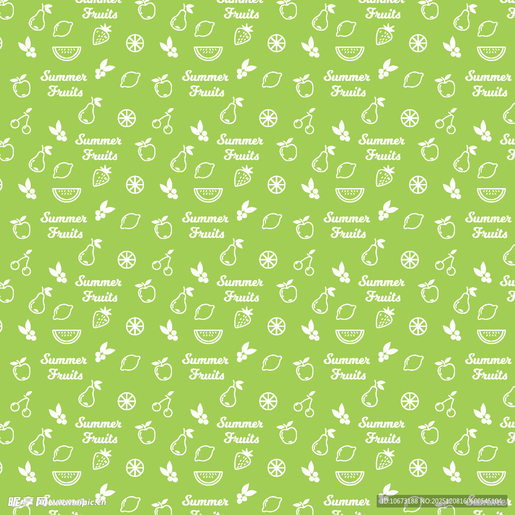 清新绿色几何图案背景