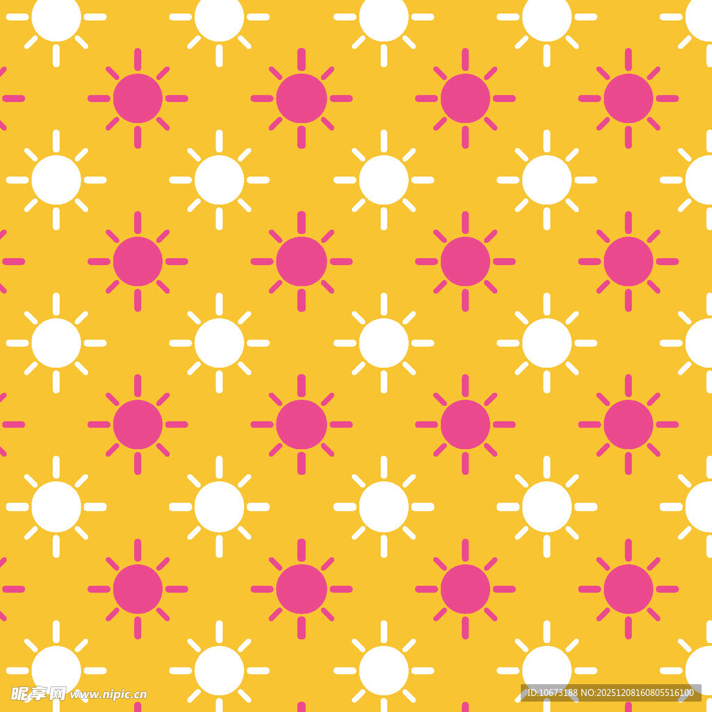 黄色背景星型图案纹理