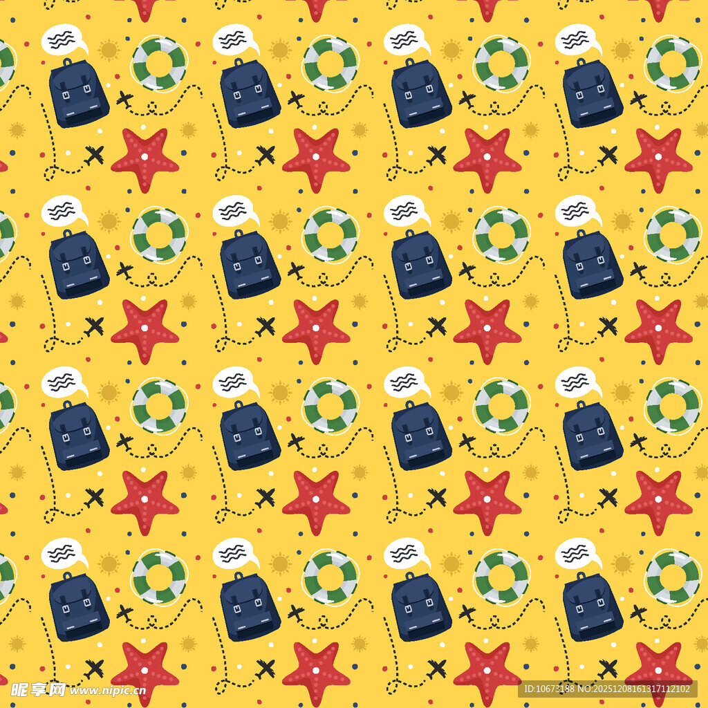 足球主题卡通图案背景