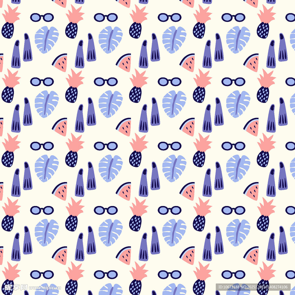 几何图案的多彩时尚背景