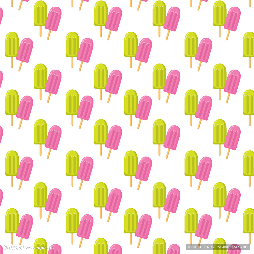 多彩冰淇淋图案背景