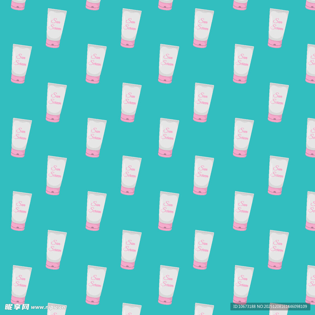 蓝色背景的牙膏图案