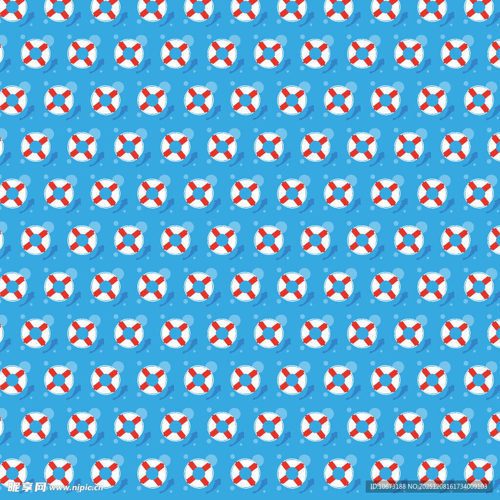 蓝色几何图案无缝背景