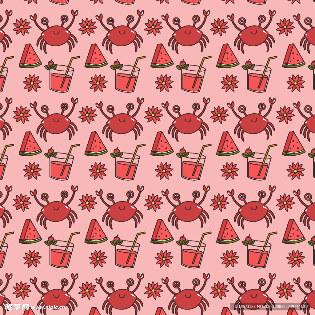 圣诞主题卡通图案背景