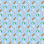 清新多彩几何图案背景