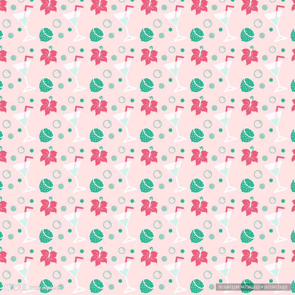 圣诞主题粉色系图案背景