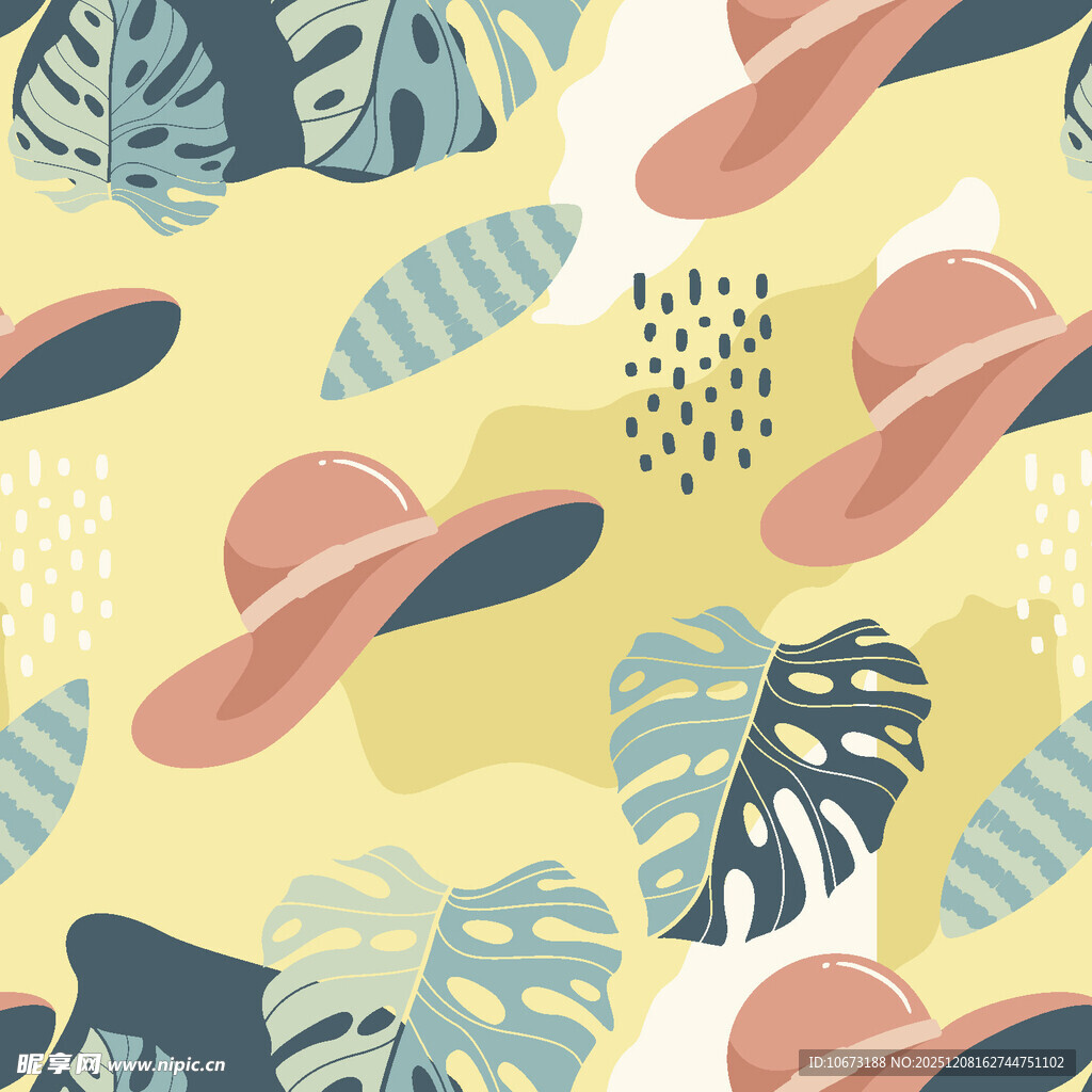 夏日度假风图案设计