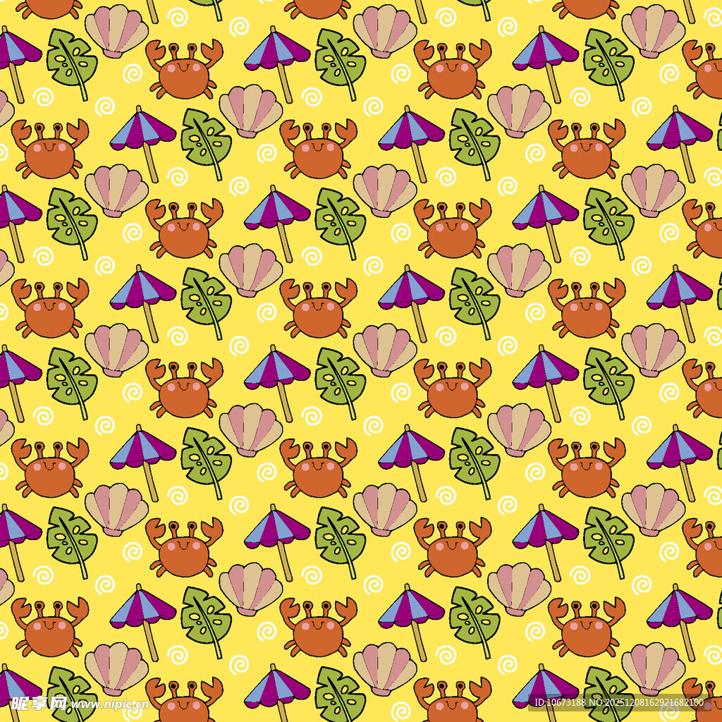 多彩皇冠图案背景纹理