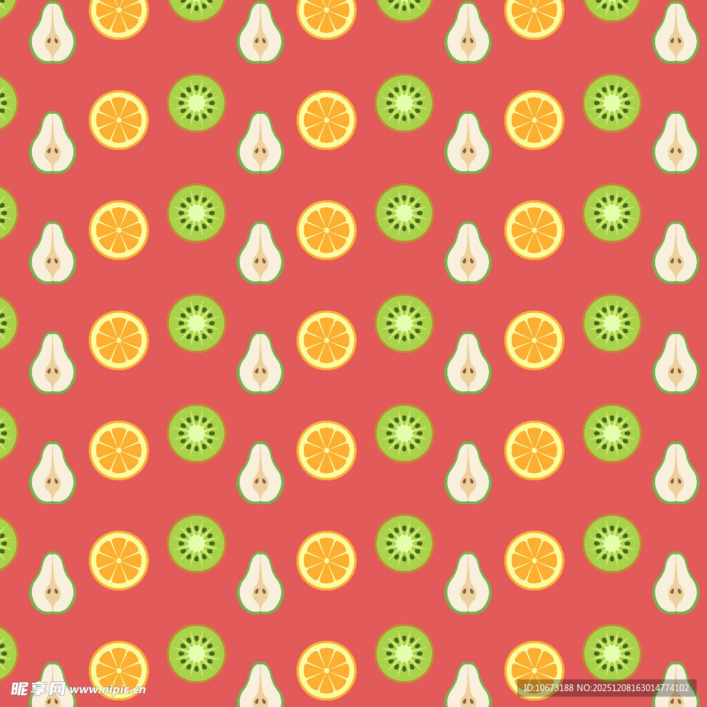 水果图案背景 