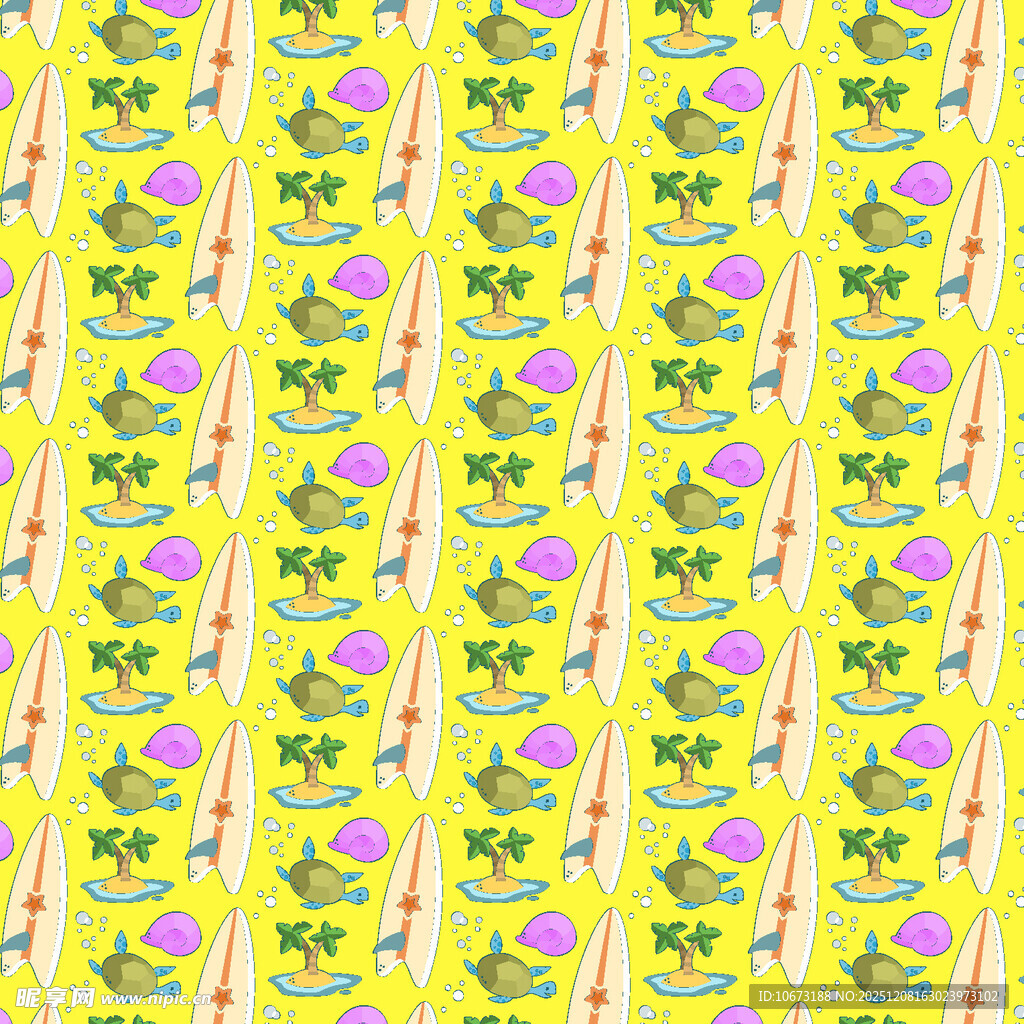 黄色花卉条纹图案背景