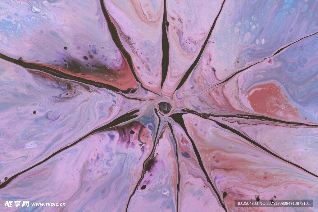 抽象水彩裂纹艺术图案