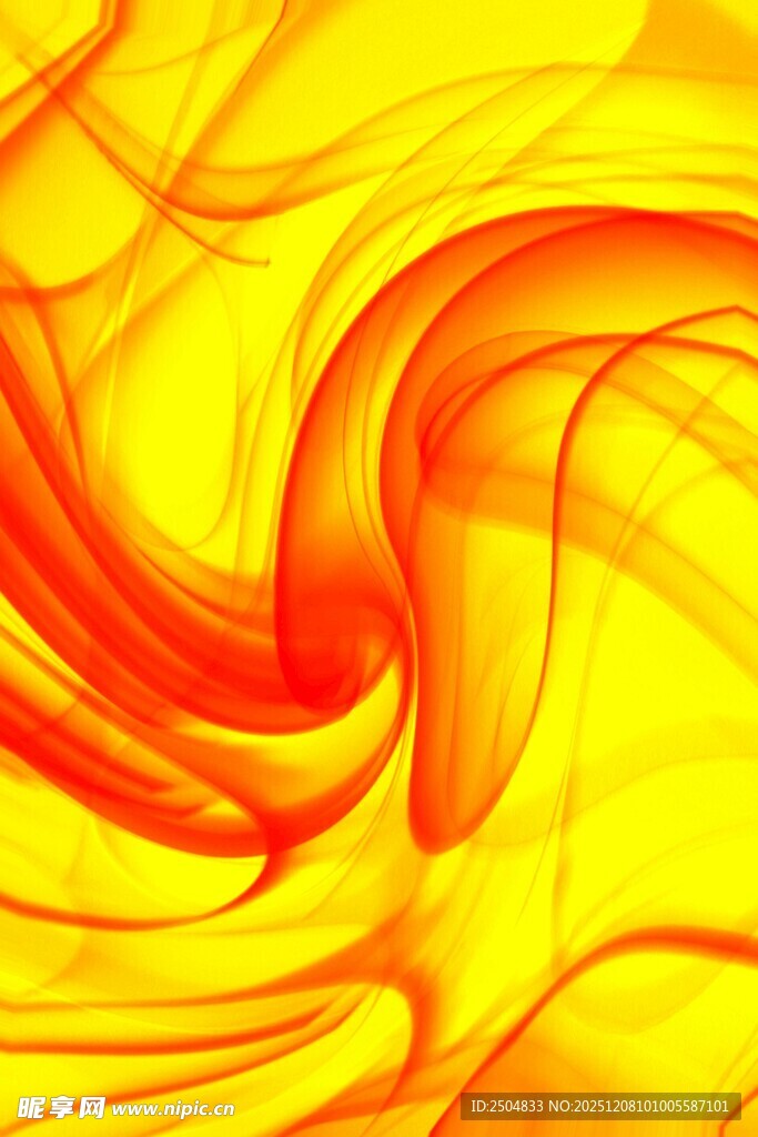 绚丽黄红 变流动纹理
