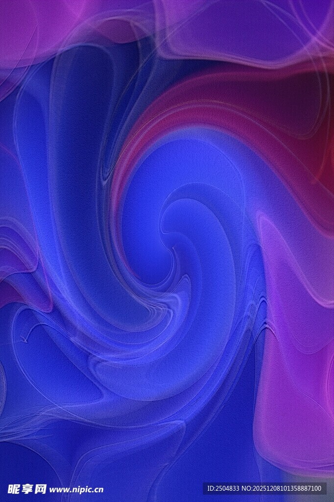 梦幻绚丽色彩漩涡图案