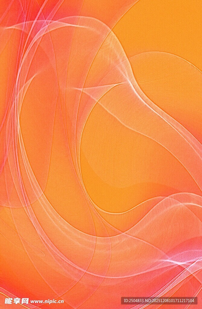 橙粉 变动感抽象背景图