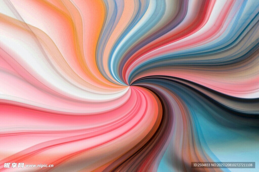 绚丽多彩的流体艺术图案