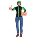 快递员形象展示