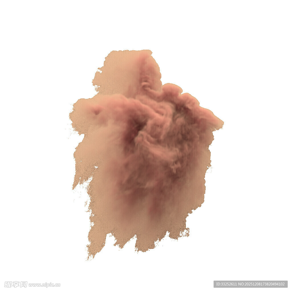 粉色粉末飞扬瞬间