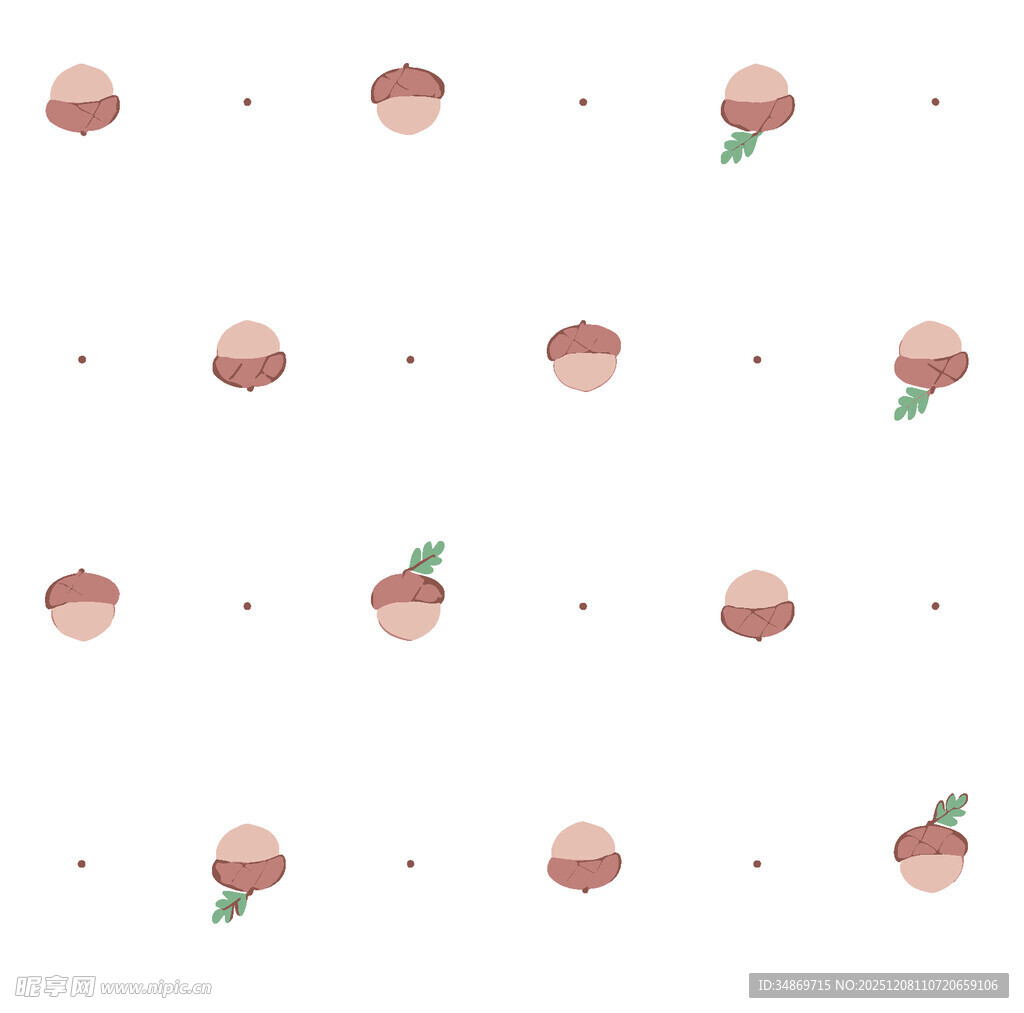 水彩桃子图案背景纹理