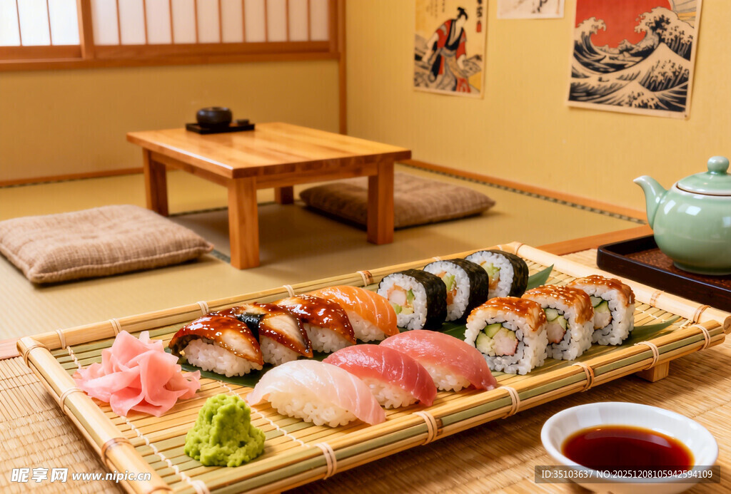 日式寿司拼盘