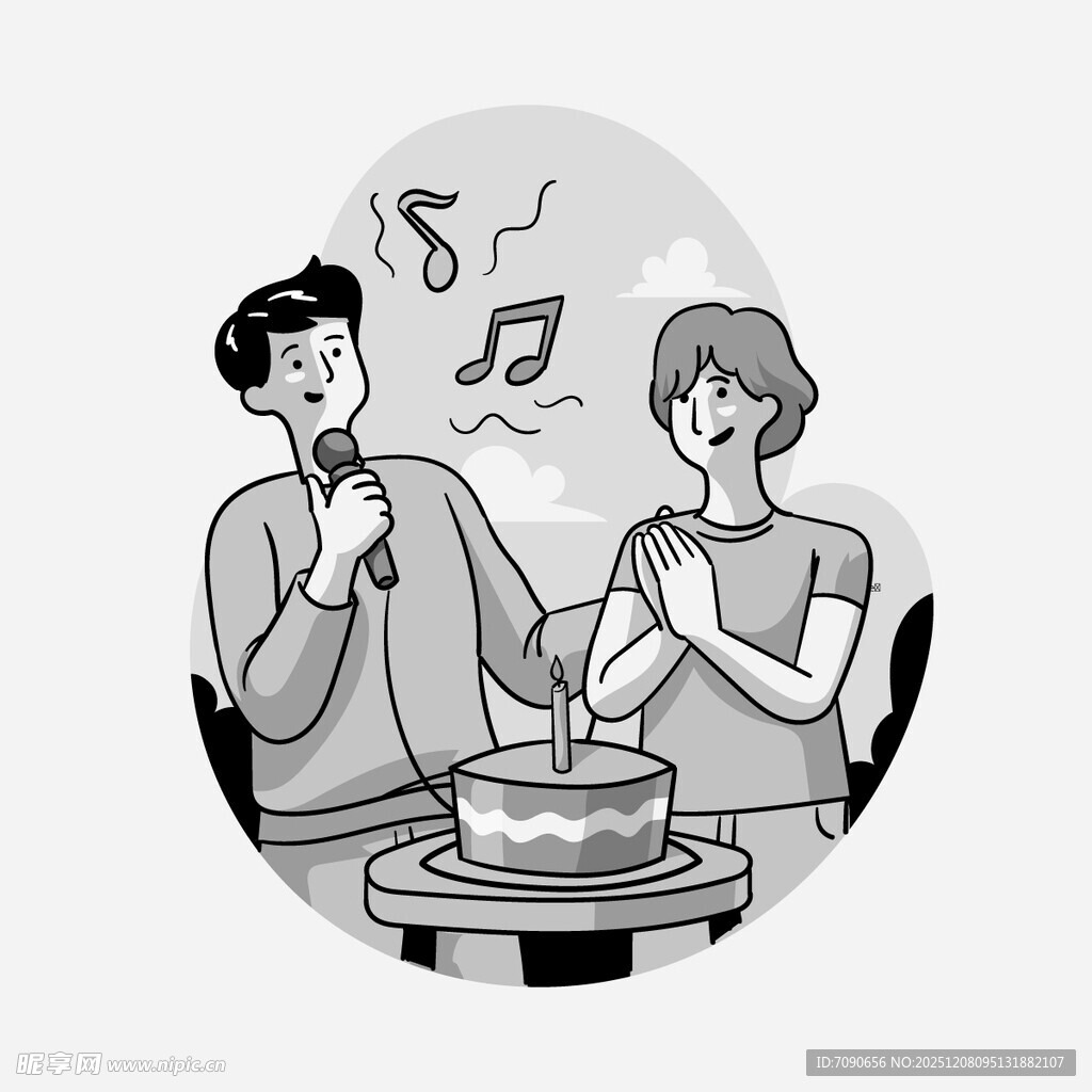 情侣共庆生日温馨时刻