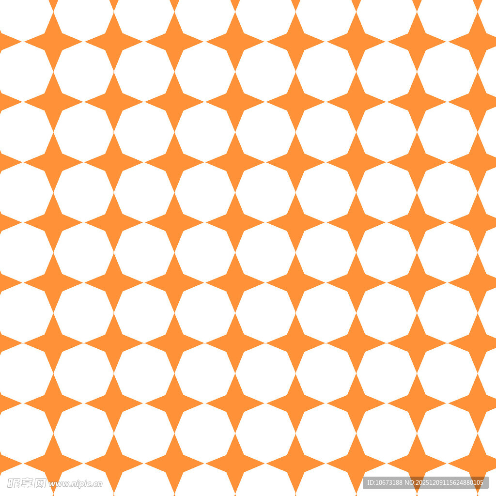 橙色圆点几何图案背景