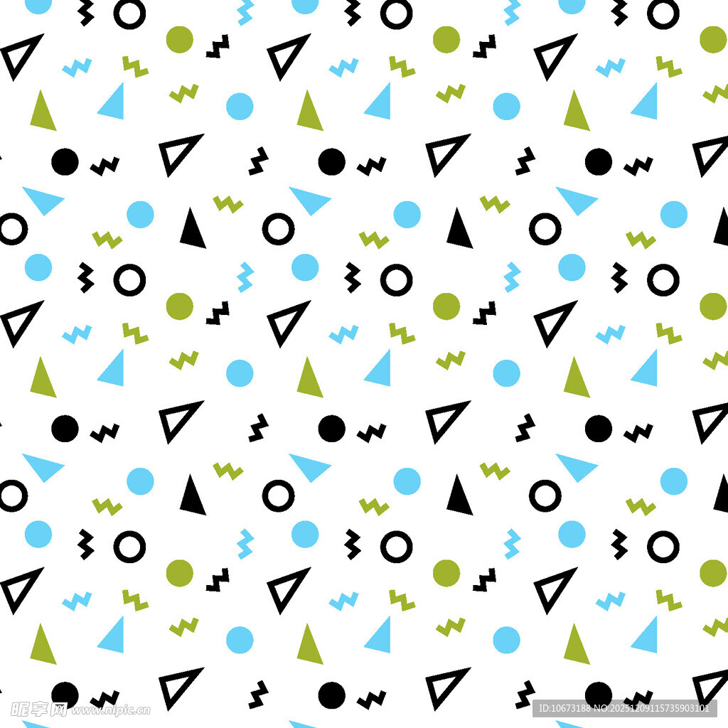 几何图案无缝背景图