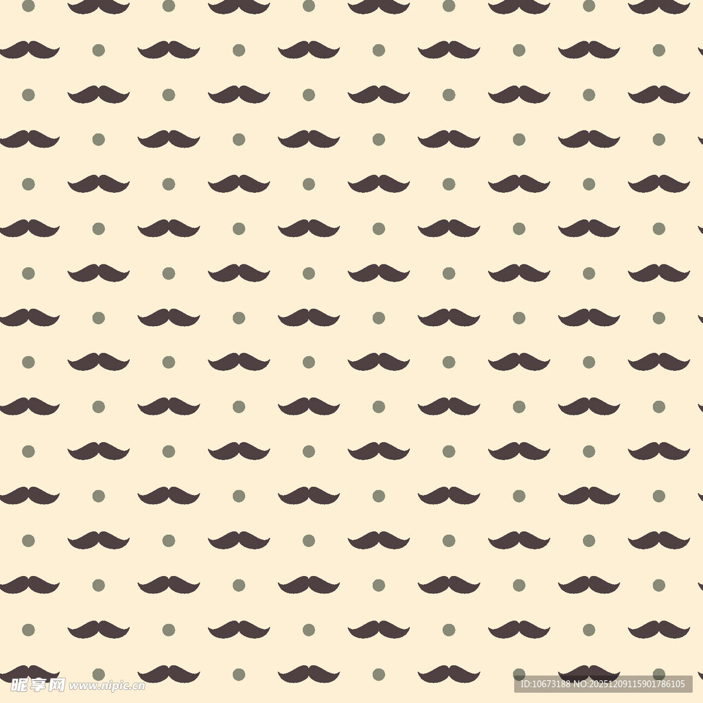 小胡子图案背景纹理