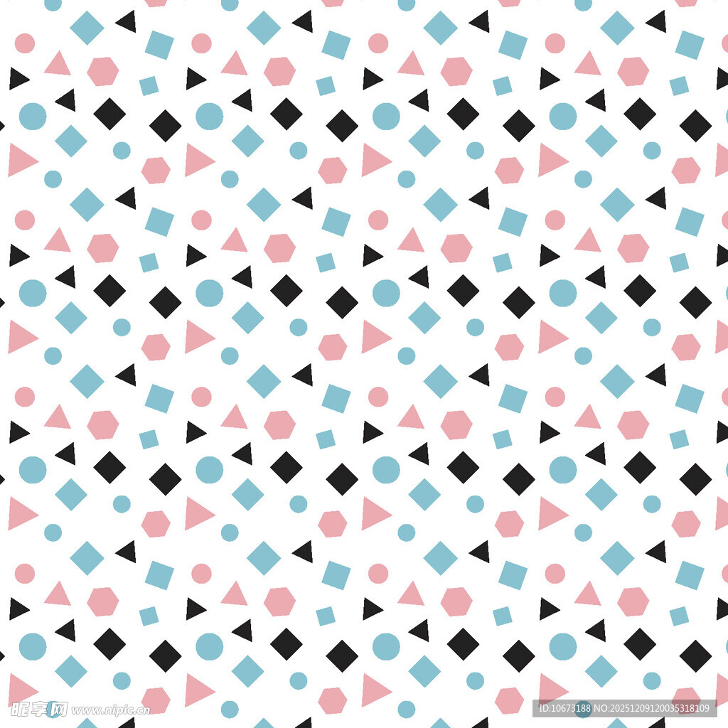 几何图案彩色无缝背景