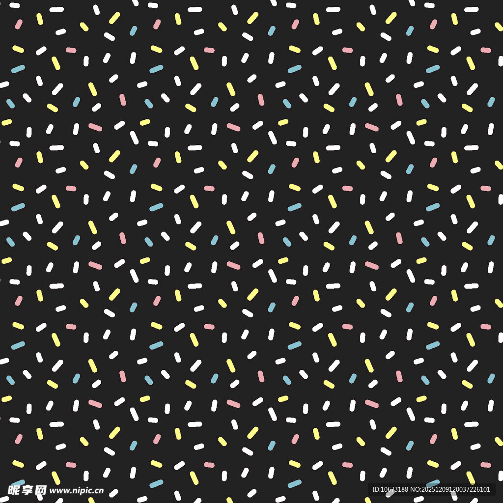 黑色背景彩色点状图案