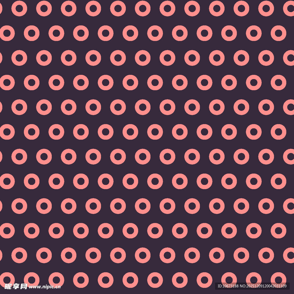 粉色圆圈几何图案背景