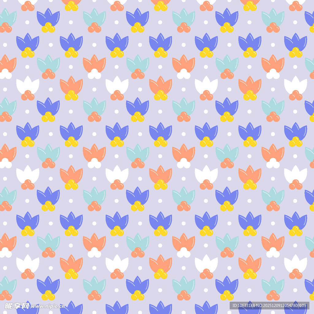 多彩皇冠图案背景纹理