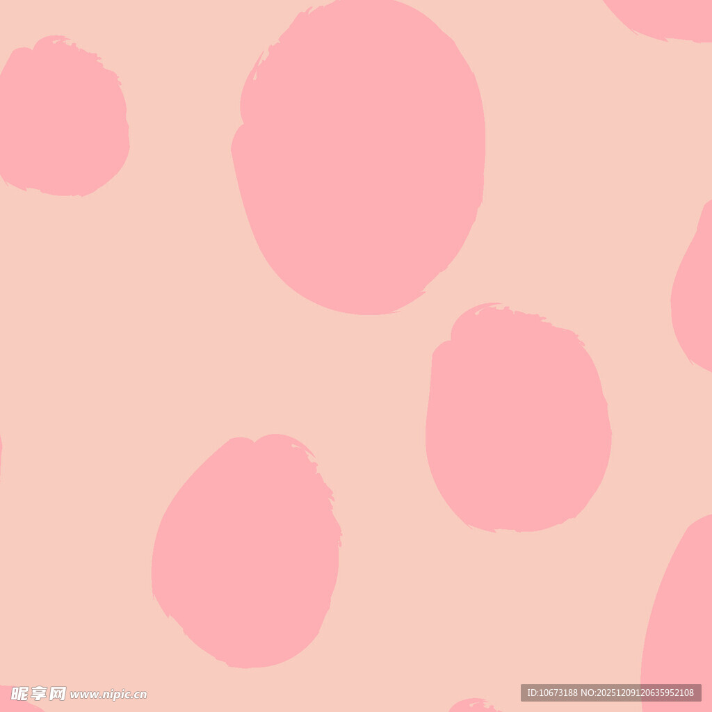 粉色波点图案背景