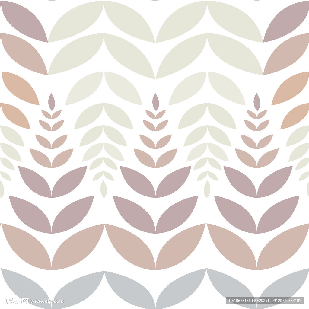 几何叶形图案背景纹理