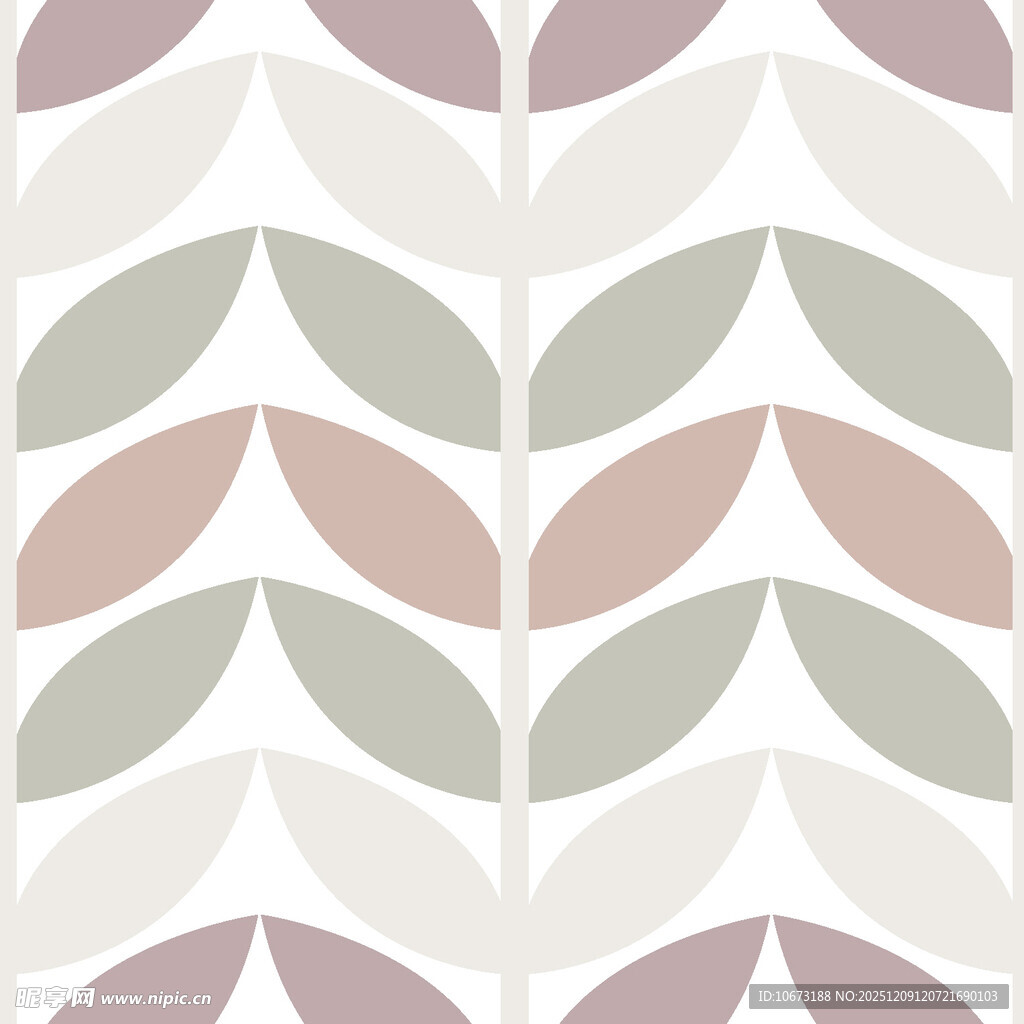 几何叶形图案背景纹理