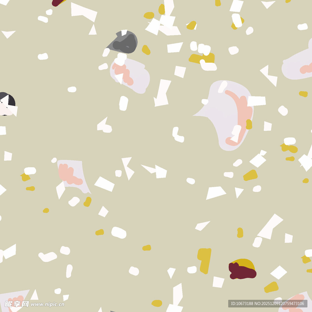 卡通风格动物与食物图案