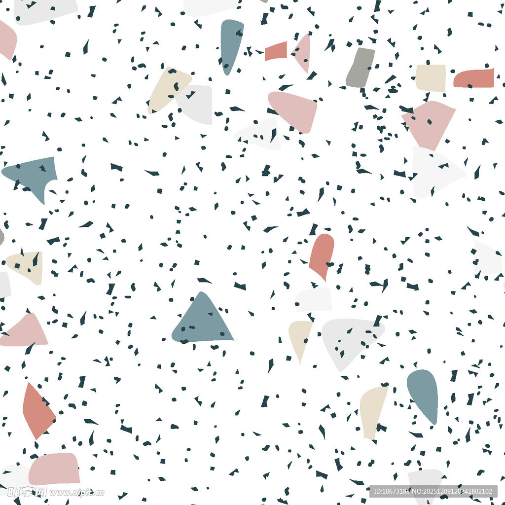 彩色水磨石纹理图案