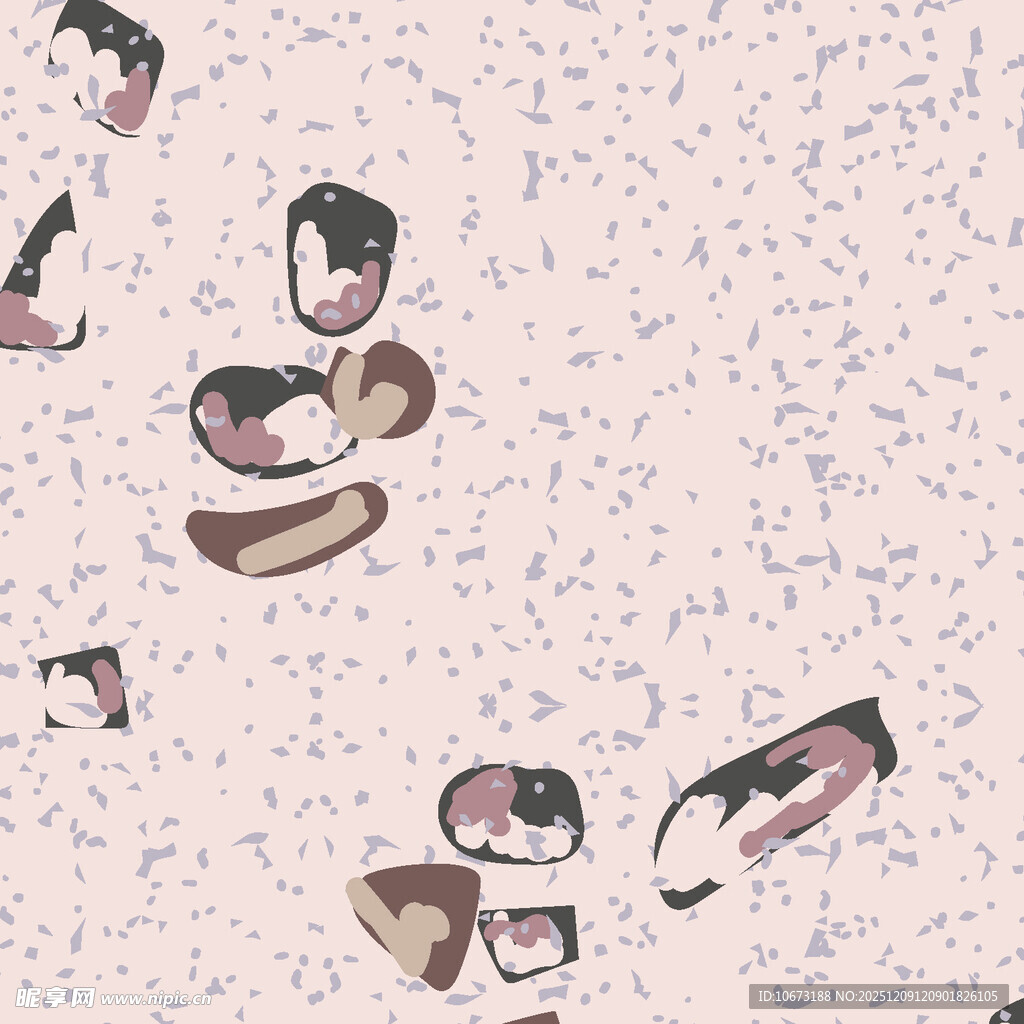 散落的多彩眼镜图案背景