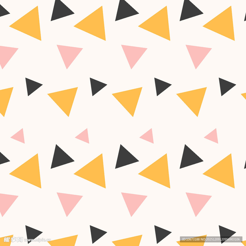 几何三角图案背景