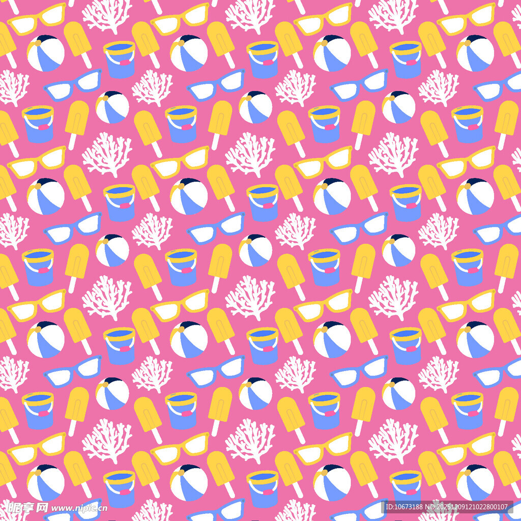 可爱企鹅花卉图案背景