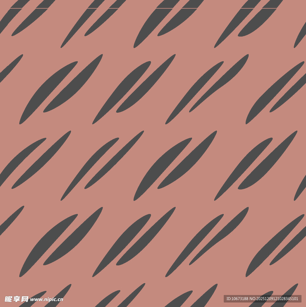 粉色底黑色笔触纹理图案